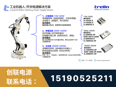 长垣-工业机器人-开关电源解决方案